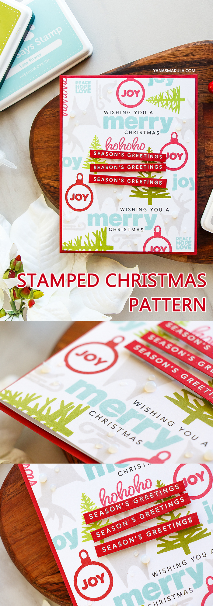 It’s STAMPtember! | Cathy Z Exclusive – Coolest Yulest Season's Greetings Card by Yana Smakula for Simon Says Stamp