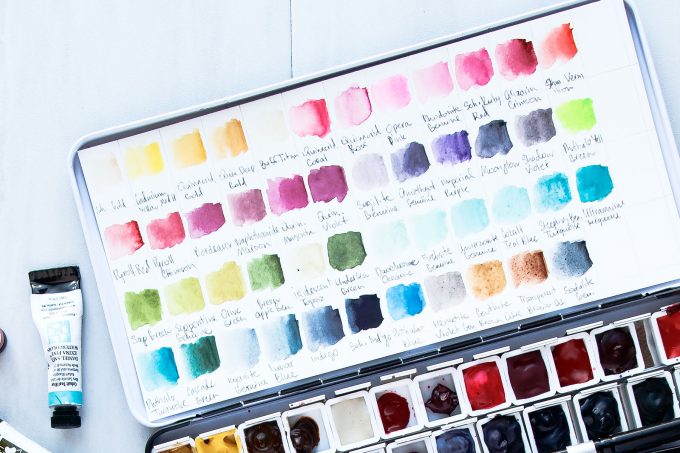 My Top 10 & Top 20 Watercolor Colors for Cardmaking