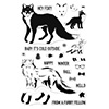 Hero Arts Clear Stamps Color Layering Cool Fox