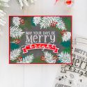 WPlus9 | Pencil Colored and Heat Embossed Holiday Card