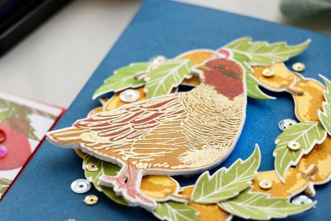 Hero Arts | Color Layering With Yana Series - Color Layering Partridge 2 Ways by Yana Smakula #heroarts #stamping #colorlayering #partridgeinapeartree 