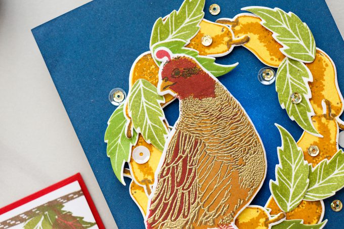 Hero Arts | Color Layering With Yana Series - Color Layering Partridge 2 Ways by Yana Smakula #heroarts #stamping #colorlayering #partridgeinapeartree 