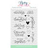 Pretty Pink Posh Love Sentiments Clear Stamp Set