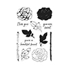 Hero Arts Stamps Color Layering Rose