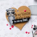 Hero Arts | Heart Shaped Tags + Cards. Video. January My Monthly Hero Blog Hop. Racoon cards by Yana Smakula #heroarts #mmh #stamping