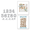 Spellbinders Filigree Numbers Dies