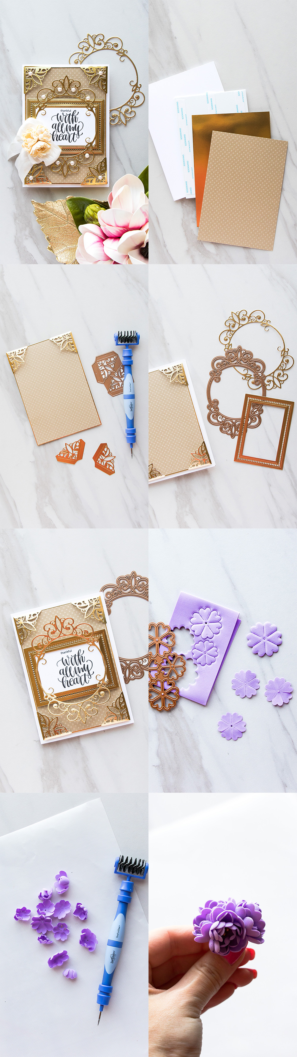 Download Spellbinders | Thankful With All My Heart Layered Card ...