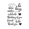 Hero Arts Hand Drawn Everyday Messages Stamp Set