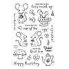 Hero Arts Clear Stamps Mouse Tea Party