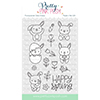 Pretty Pink Posh Bunny Friends Clear Stamp Set