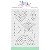 Pretty Pink Posh Sparkle Dot Pattern 1 Stamp Set