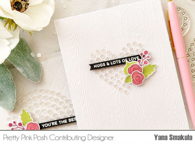 Pretty Pink Posh | White Confetti Shapes on White with Sparkle Pattern Dot 1 Stamps. Video
