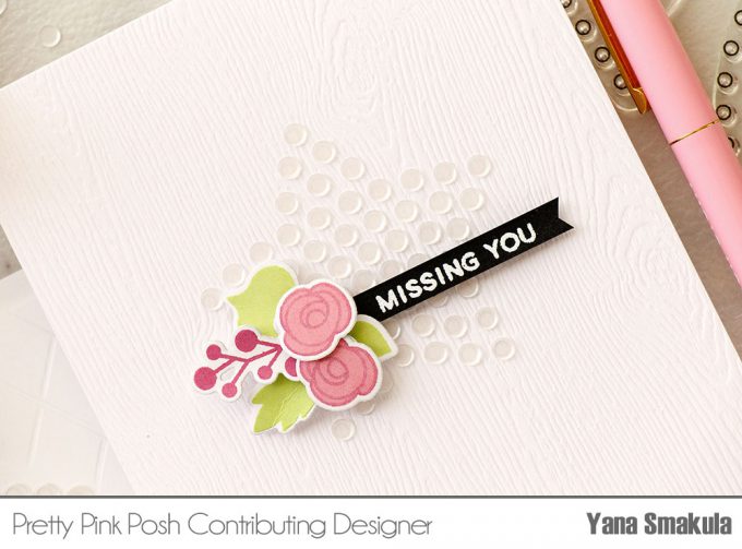 Pretty Pink Posh | White Confetti Shapes on White with Sparkle Pattern Dot 1 Stamps. Video