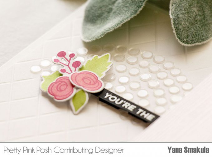 Pretty Pink Posh | White Confetti Shapes on White with Sparkle Pattern Dot 1 Stamps. Video