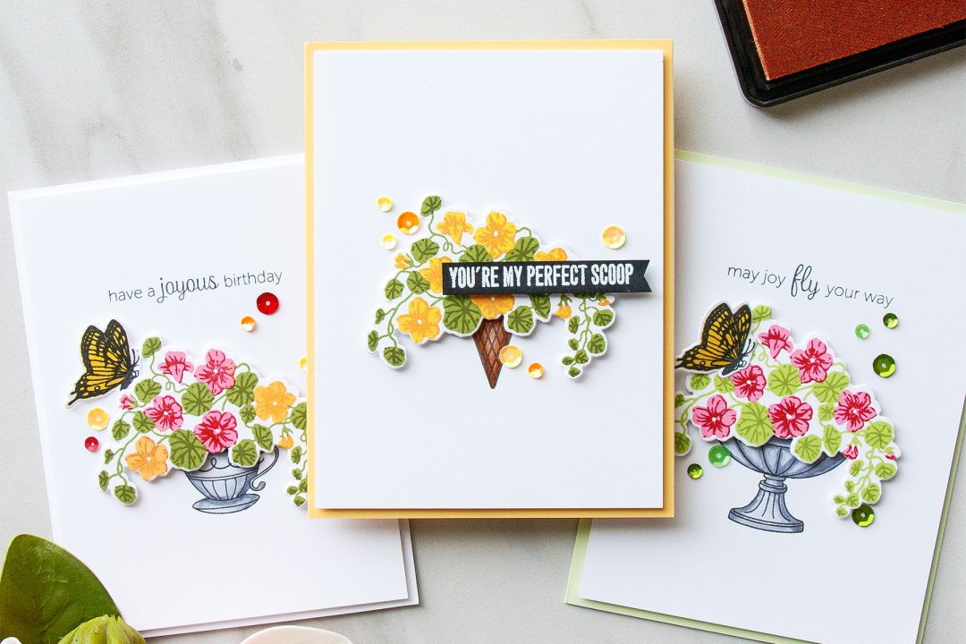 Hero Arts | Color Layering With Yana Series - Color Layering Nasturtium Cards. Video