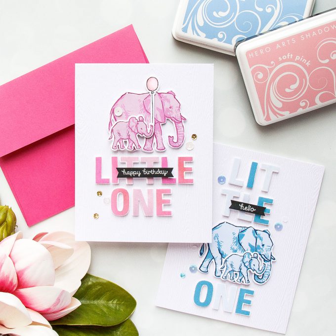 Hero Arts | Color Layering With Yana Series - Color Layering Elephant Cards. Video