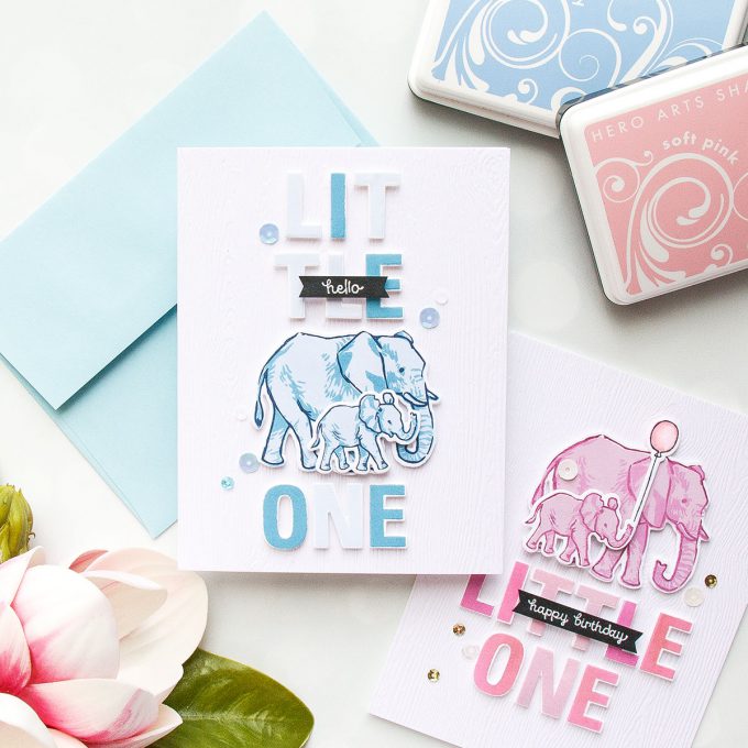 Hero Arts | Color Layering With Yana Series - Color Layering Elephant Cards. Video