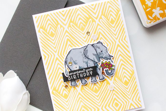 Hero Arts | Color Layering With Yana Series - Color Layering Elephant Cards. Video