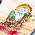 Hero Arts | April 2018 My Monthly Hero Blog Hop. Video. Handmade cards by Yana Smakula. Cinco De Mayo Cards; Fiesta Card; Feliz Cumpleanos Cards #cardmaking #handmadecard #mymonthlyhero #stamping