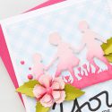 Spellbinders | Ombre Silhouette Die Cuts. Video. Blog Hop + Giveaway Mother's Day Card featuring Little Loves collection by Spellbinders 