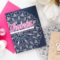 Simon Says Stamp | Bohemian Lace-Like Backgrounds. Thank You Cards by Yana Smakula #simonsaysstamp #ssssendingsunshine #cardmaking #stamping #yanasmakula