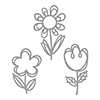 Spellbinders Sketched Blooms Dies