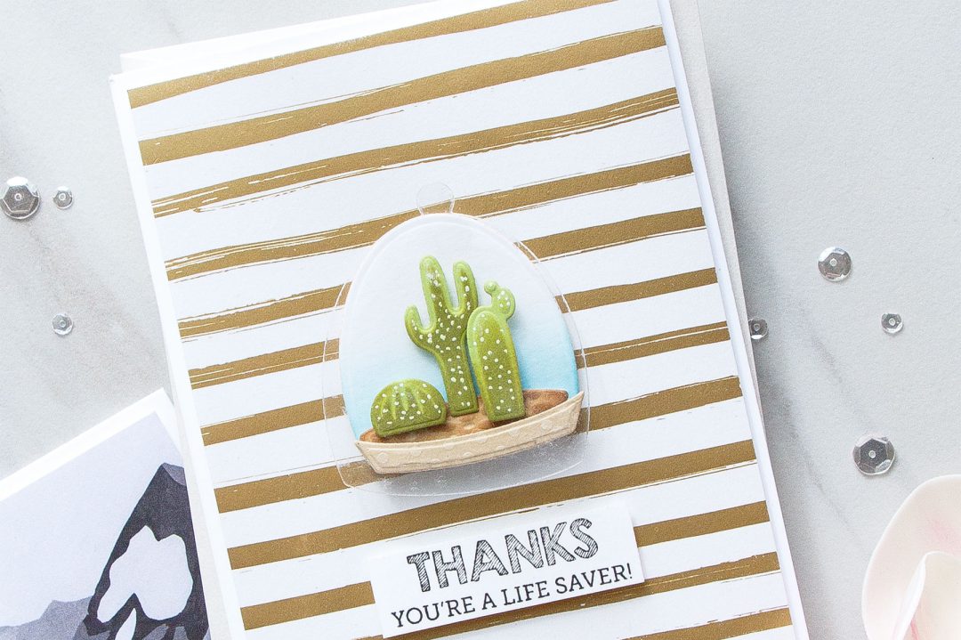 Spellbinders | You're A Lifesaver Card with Build A Terrarium Dies