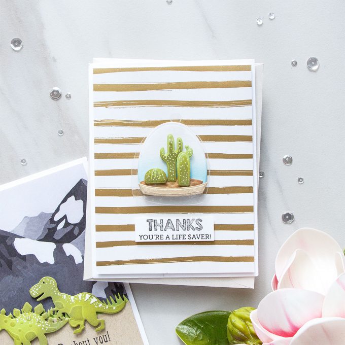 Spellbinders | You're A Lifesaver Card with Build A Terrarium Dies