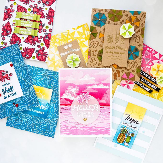 Hero Arts | June 2018 My Monthly Hero Kit. Video. Handmade cards by Yana Smakula