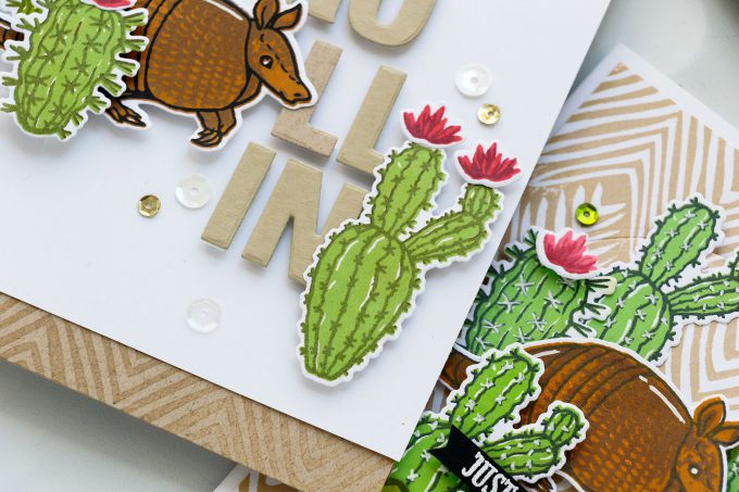 Hero Arts | Color Layering With Yana Series – Color Layering Armadillo Cards