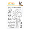 Simon Says Clear Stamps Sketch Lotus Flowers