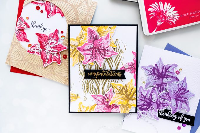 Hero Arts | Color Layering With Yana Series – Color Layering Tiger Lilly Cards