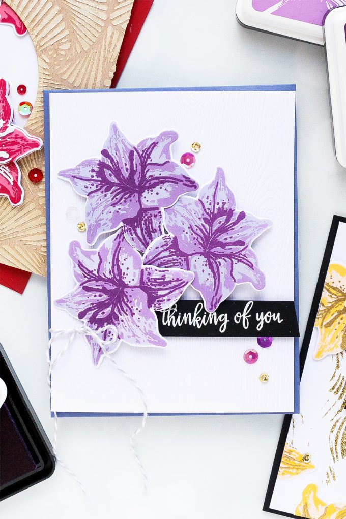 Hero Arts | Color Layering With Yana Series – Color Layering Tiger Lilly CardsHero Arts | Color Layering With Yana Series – Color Layering Tiger Lilly Cards