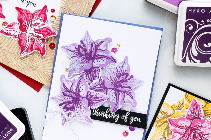 Hero Arts | Color Layering With Yana Series – Color Layering Tiger Lilly Cards