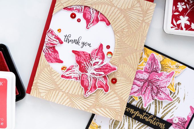 Hero Arts | Color Layering With Yana Series – Color Layering Tiger Lilly Cards