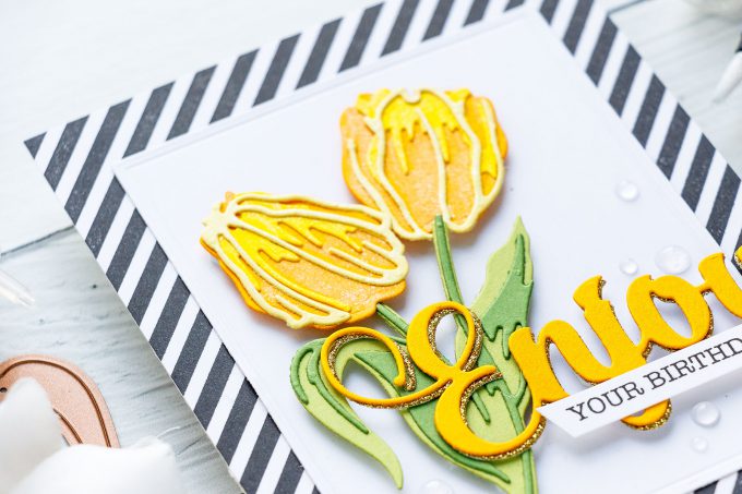 Spellbinders | Color Layering with Dies - Handmade Card featuring Exclusive Indie Line #spellbinders #diecutting #cardmaking