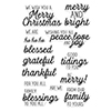 Hero Arts Clear Stamps Winter Holiday Messages