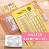 Waffle Flower Swatch Stamping Kit