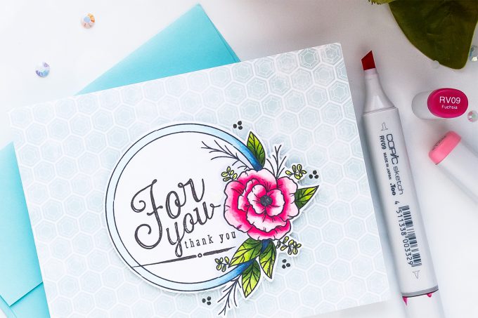 Simon Says Stamp | August Card Kit - Mandy's Flowers Take One- For You Card by Yana Smakula #sss #sssck #simonsaysstamp #stamping #cardmaking #handmadecard