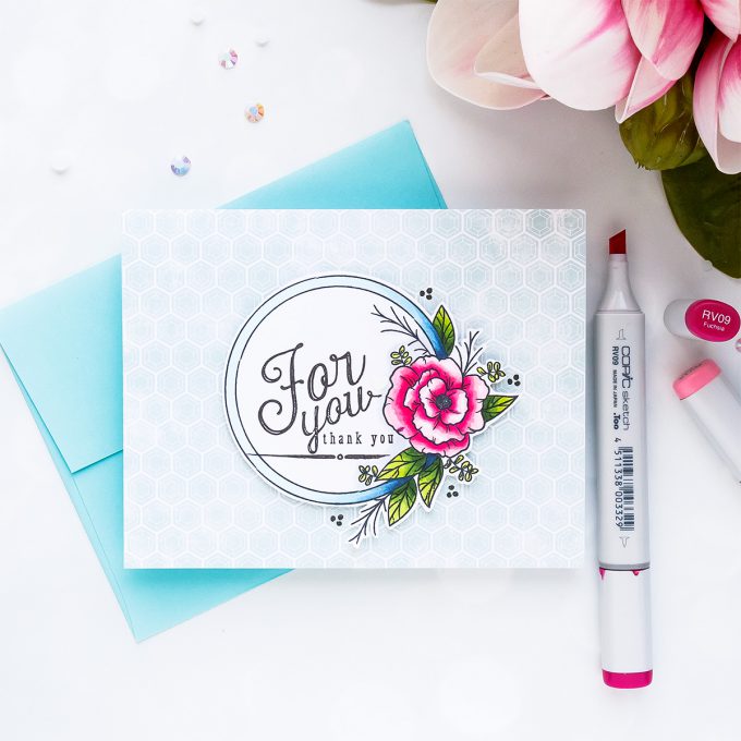 Simon Says Stamp | August Card Kit - Mandy's Flowers Take One- For You Card by Yana Smakula #sss #sssck #simonsaysstamp #stamping #cardmaking #handmadecard