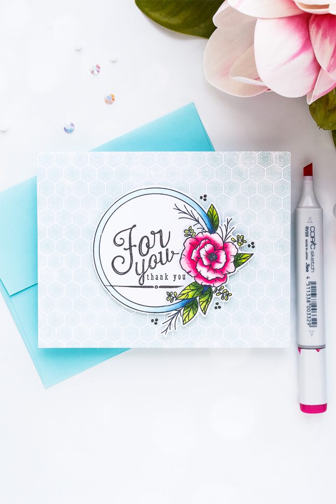 Simon Says Stamp | August Card Kit - Mandy's Flowers Take One- For You Card by Yana Smakula #sss #sssck #simonsaysstamp #stamping #cardmaking #handmadecard