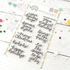 Mama Elephant Scripty Christmas Stamps