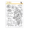 Simon Says Clear Stamps Sketched Flowers