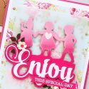 Spellbinders | Easy Silhouette Card Ideas - Enjoy This Special Day Card by Yana Smakula #yscardmaking #spellbinders #handmadecard #diecutting #neverstopmaking #diycard 