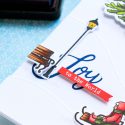 Hero Arts | Tall & Skinny Christmas Cards by Yana Smakula. October 2018 My Monthly Hero Kit. Video tutorial #yscardmaking #mmh #mymonthlyhero #cardmaking #christmascard