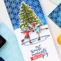 Hero Arts | Tall & Skinny Christmas Cards by Yana Smakula. October 2018 My Monthly Hero Kit. Video tutorial #yscardmaking #mmh #mymonthlyhero #cardmaking #christmascard