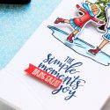 Hero Arts | Tall & Skinny Christmas Cards by Yana Smakula. October 2018 My Monthly Hero Kit. Video tutorial #yscardmaking #mmh #mymonthlyhero #cardmaking #christmascard