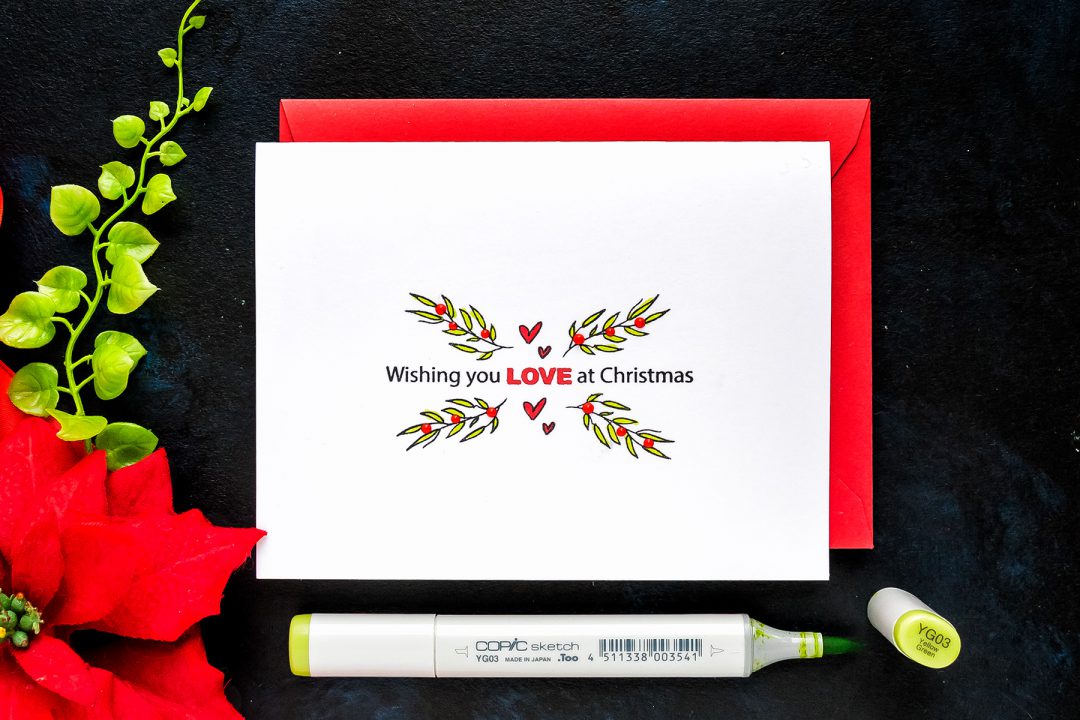 STAMPtember | Simplicity is Everything. One Layer Minimalistic Christmas Cards with Simon Says Stamp #yscardmaking #stamping #stamptember #simonsaysstamp #christmascard