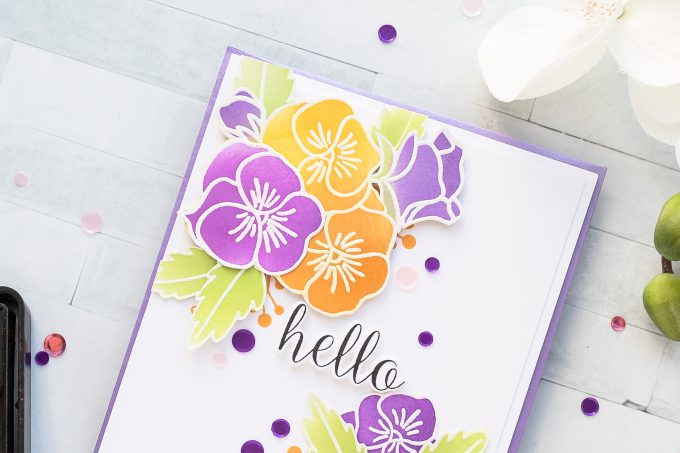 STAMPtember | Pretty Pink Posh - Fall Pansies. Video