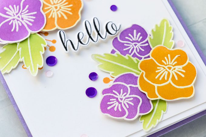 STAMPtember | Pretty Pink Posh - Fall Pansies. Video